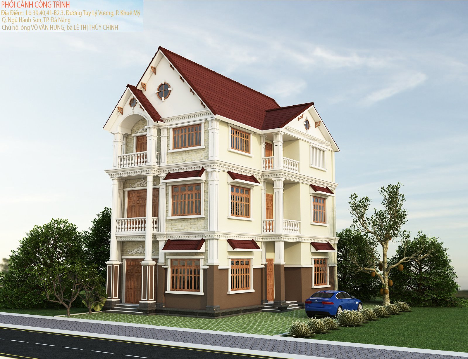 Dự án xây dựng biệt thự villa tại Đà Nẵng Hung's Villa