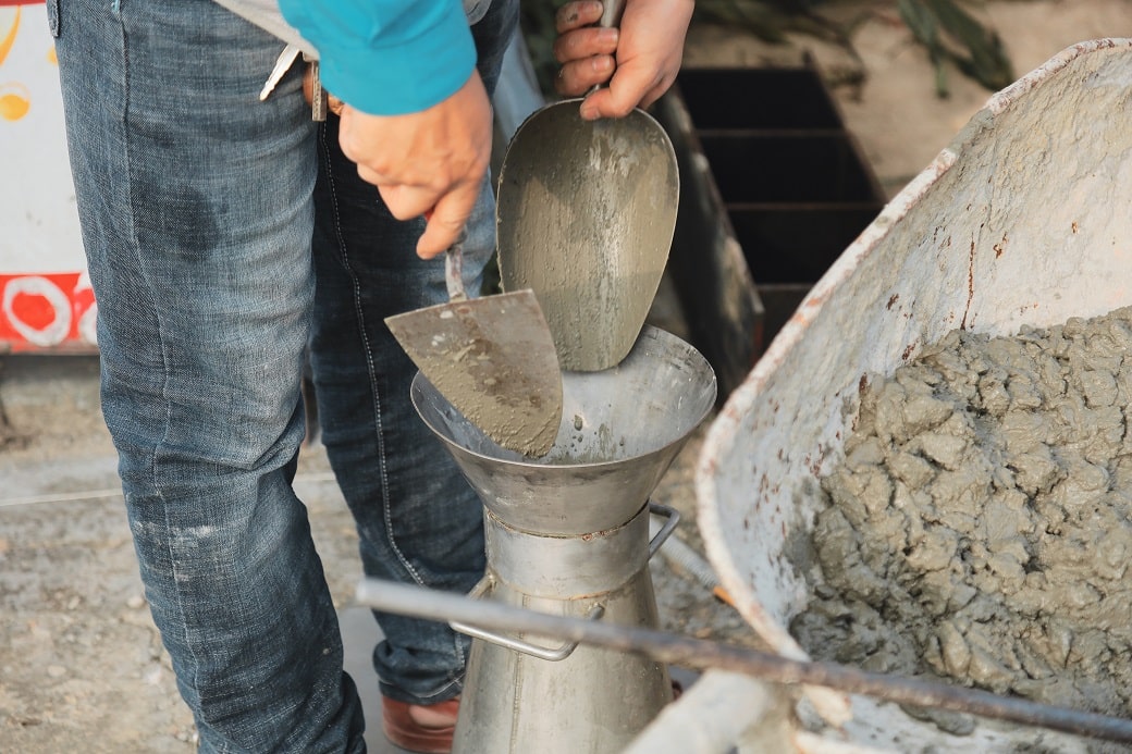 kiểm tra độ sụt bê tông