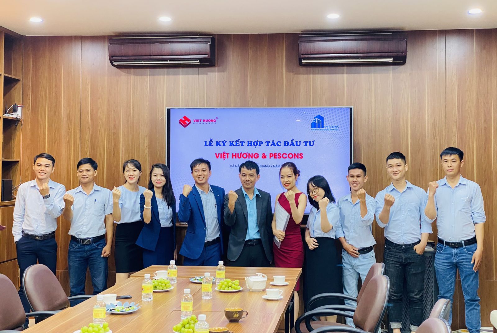 Công ty xây dựng Pescons và Việt Hương ký kết hợp tác đầu tư