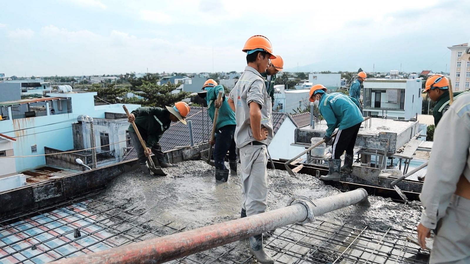 quy trình đổ bê tông đúng kỹ thuật