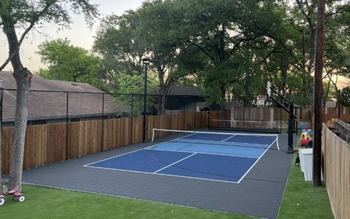 kích thước sân pickleball mini